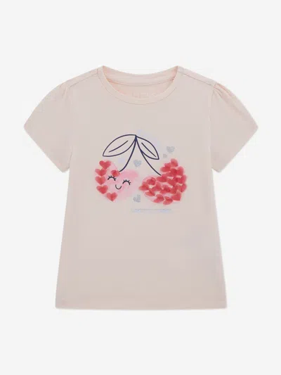 Guess Babies'  Girls Cherry T-shirt In Pink