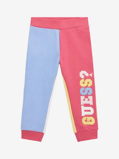 Guess Babies'  Girls Colourblock Joggers In Multicoloured