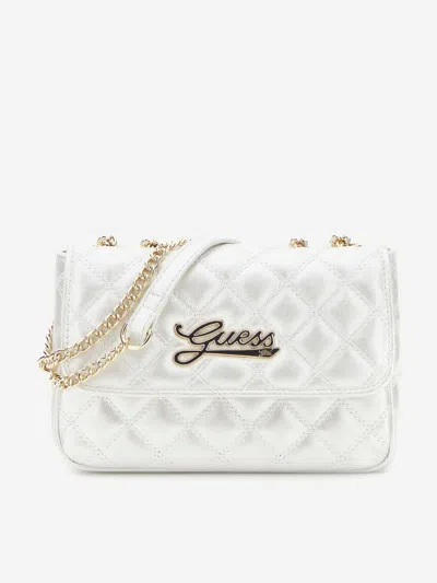 Guess Kids'  Girls Convertible Bag With Coin Wallet In White