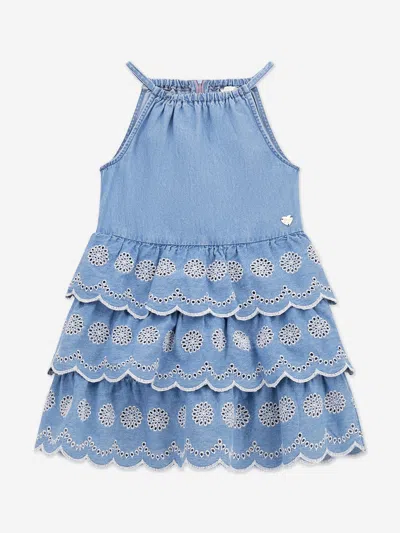 Guess Babies' Girls Denim Ruffle Dress