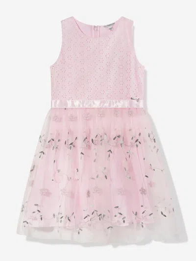 Guess Kids' Girls Floral Sleeveless Dress In Pink