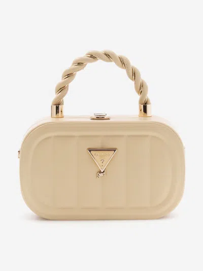Guess Kids'  Girls Hard Case Handbag In Nude
