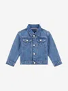 Guess Girls Heart Denim Jacket In Blue
