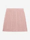 Guess Girls Knitted Skirt In Pink