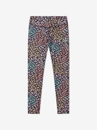 Guess Kids' Girls Leopard Print Leggings 16 Yrs Pink
