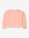 Guess Girls Leopard Print Sweatshirt 14 Yrs Pink In Pink
