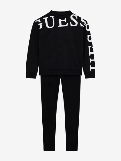 Guess Babies'  Girls Logo Leggings Set In Black