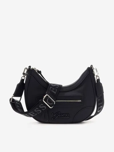 Guess Kids' Girls Logo Shoulder Bag In Black