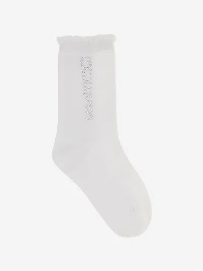 Guess Babies'  Girls Logo Socks In White