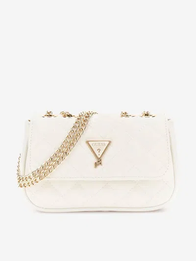 Guess Kids' Girls Mini Convertible Crossbody Bag In White