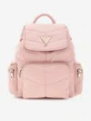 Guess Girls Padded Backpack In Pink