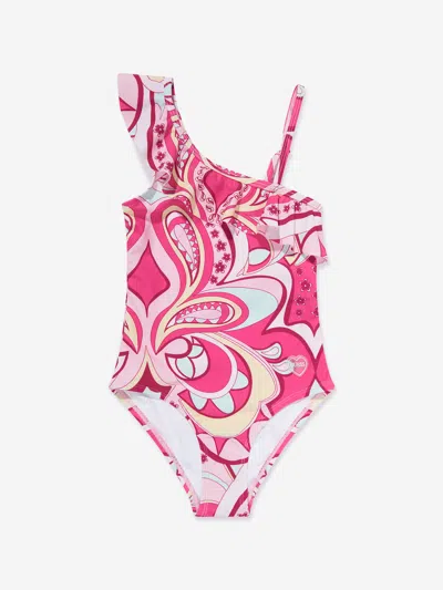 Guess Babies' Girls Paisley Swimsuit In Pink
