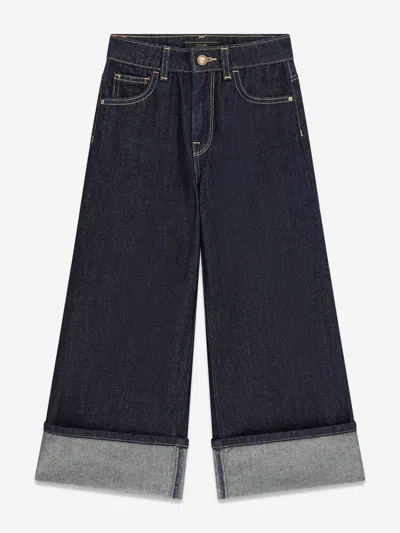 Guess Kids'  Girls Palazzo Jeans In Blue