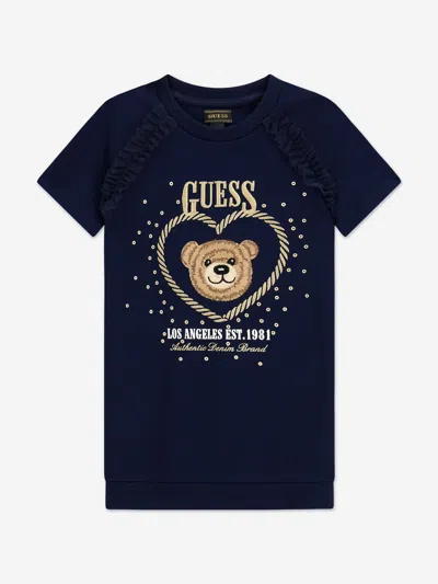 Guess Babies'  Girls Punto Milano Bear Dress In Black
