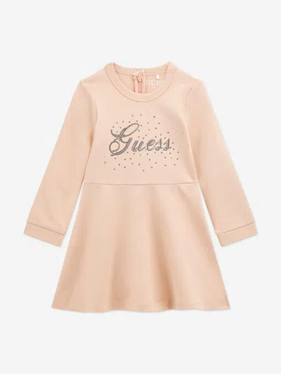 Guess Babies' Girls Punto Milano Dress In Pink