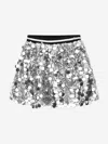 Guess Girls Sequins Midi Skirt In Gray