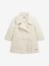 Guess Girls Sherpa Padded Coat In White