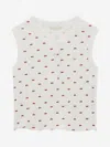 Guess Girls Sleeveless Cherry Top In White