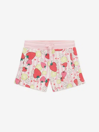 Guess Kids'  Girls Strawberry Shorts In Multi