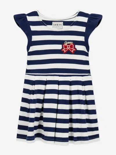 Guess Babies'  Girls Striped Jersey Dress In Black