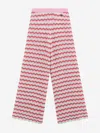 Guess Girls Wavy Sweater Pants In Pink