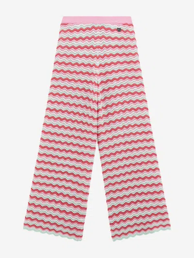 Guess Babies' Girls Wavy Sweater Pants In Pink