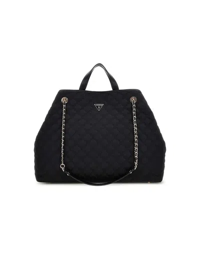 Guess Giully Ii Tote Bag In Black