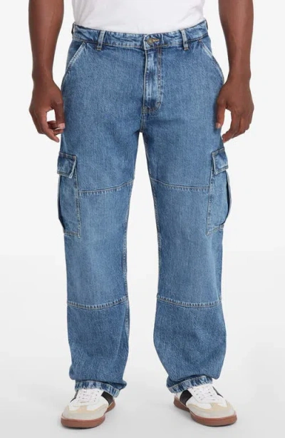 Guess Gj G17 Cargo Jeans In Denim