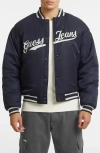 Guess Gj Patch Bomber Jacket In A71w