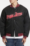 Guess Gj Patch Bomber Jacket In Jblk