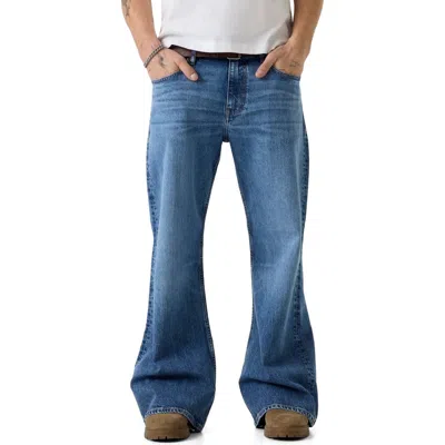Guess Gj Relaxed Bootcut Jeans In Blue