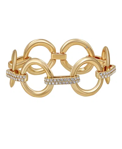 Guess Glass Stone Gold-tone Bracelet