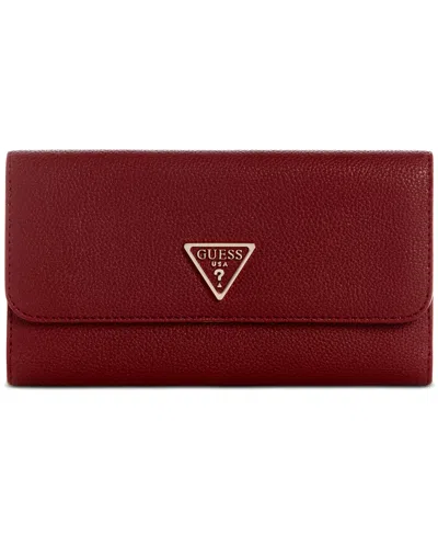 Guess Glimmer Slg Multi Clutch, Created For Macy's In Claret