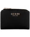 Guess Glimmer Slg Zip Around Boxed Card Case, Created For Macy's In Black
