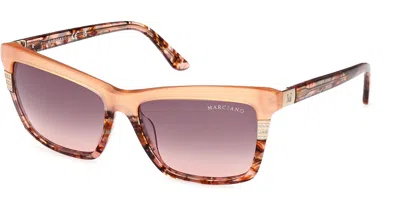 Guess Gm00010 44f Women's Sunglasses Tortoiseshell Size 57 In Multi