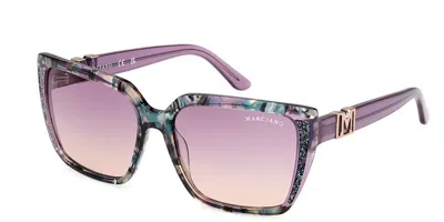 Guess Gm00012 83z Women's Sunglasses Tortoiseshell Size 58 In Multi