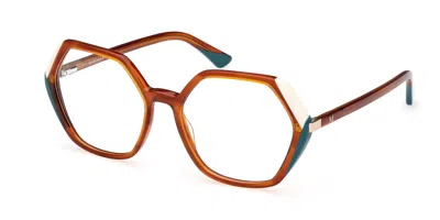 Guess Gm0389 Women's Glasses, Brown, Size 55 In Burgundy