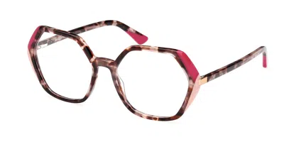 Guess Gm0389 074 Women's Glasses Tortoiseshell Size 55 - Free Lenses - Blue Light Block Available In Neutral