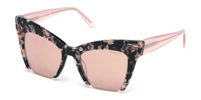 Guess Gm0785 56u Women's Sunglasses Tortoiseshell Size 51 In Black