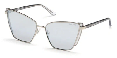Guess Gm0788 10b Women's Sunglasses Silver Size 59 In Metallic