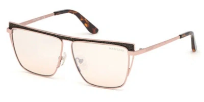 Guess Gm0797 28z Women's Sunglasses Gold Size 57 In Neutral