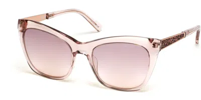 Guess Gm0805 74z Women's Sunglasses Pink Size 55
