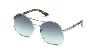 Guess Gm0807 10w Women's Sunglasses Silver Size 62