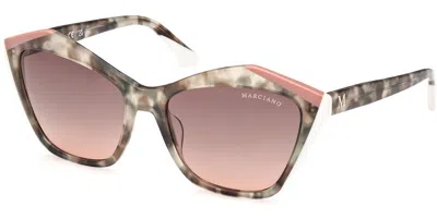 Guess Gm0832 95f Women's Sunglasses Tortoiseshell Size 59 In Brown