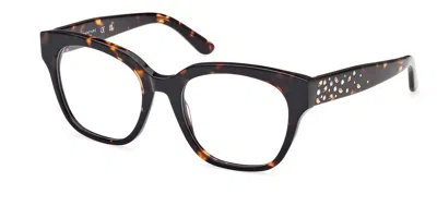 Guess Gm50017 052 Women's Glasses Tortoiseshell Size 52 - Free Lenses - Blue Light Block Available In Brown