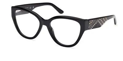 Guess Gm50018 001 Women's Glasses Black Size 54 - Free Lenses - Blue Light Block Available