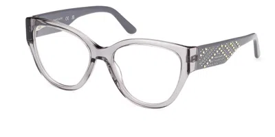 Guess Gm50018 020 Women's Glasses Clear Size 54 - Free Lenses - Blue Light Block Available In Gray