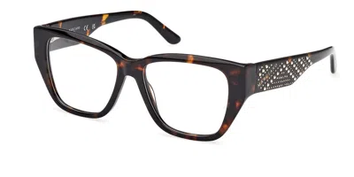 Guess Gm50019 052 Women's Glasses Tortoiseshell Size 52 - Free Lenses - Blue Light Block Available In Brown