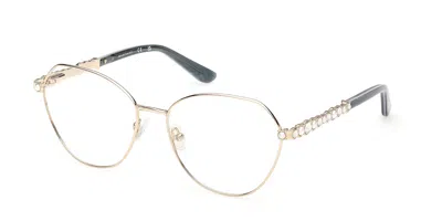 Guess Gm50056 033 Women's Glasses Gold Size 56 - Free Lenses - Blue Light Block Available