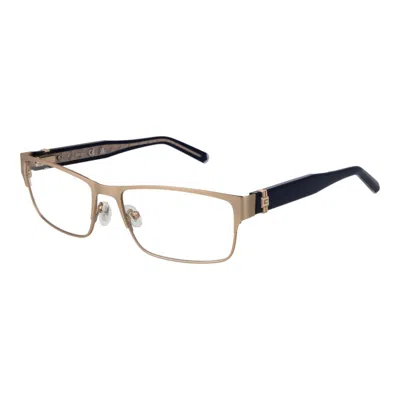 Guess Gold Men Glasses Frame In Neutral